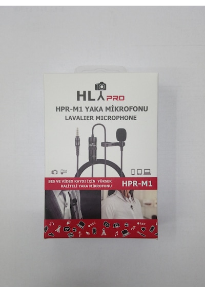 Profesyonel Youtuber Yaka Mikrofonu Hpr M1 Mikrofonu