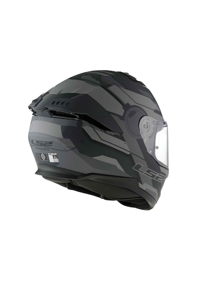 Ls2 Stream 2 Shadow Kapalı Kask Mat Titanyum - Gri