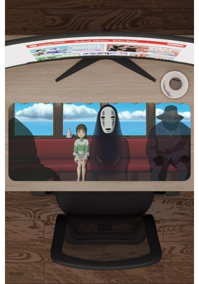 Spirited Away Kaymaz Dikişli Kauçuk Oyuncu Mousepad V4 - 70x30 Xl Gaming Mouse Pad Fare Altlığı