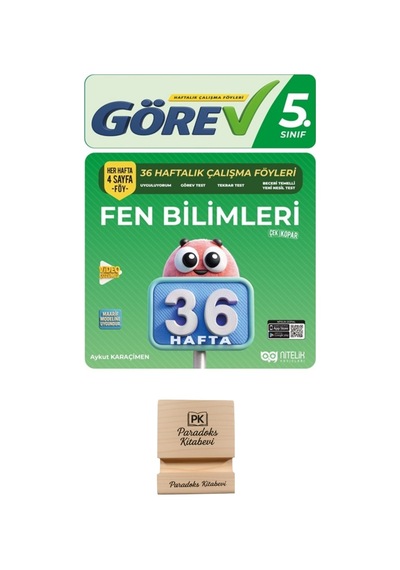 Nitelik 6. Sınıf Görev Fen Bilimleri 36 Haftalık Çalışma Föyleri + Telefon Standı