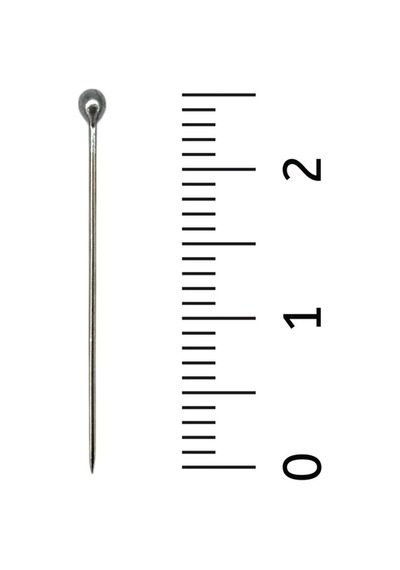 Loggia Toplu İğne Gümüş Gri Renk 50 Adet 2.5cm - Eşarp Ve Şal İğnesi - Kadın Tesettür Aksesuar Çok Amaçlı Gümüş