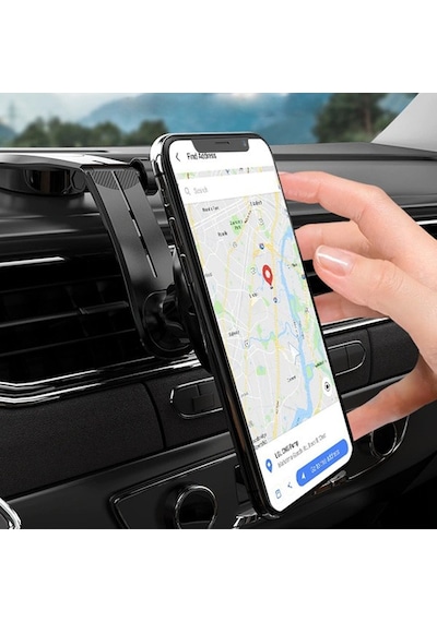 Floveme Manyetik Dashboard Mikantisli Araç Telefon Tutucu Siyah