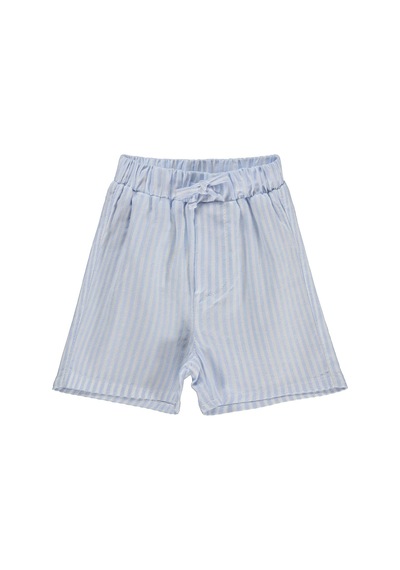 Civil Baby Çizgili 6-18 Ay Şort - Mavi