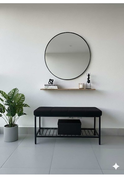 Özcan Metal Metal Ayaklı Raflı Bench Puf Bank Antre Mutfak Salon Yatak Odası Puf Bank 105 40 Siyah Özcan Metal Metal Ayaklı Raflı Bench Puf Bank Antre Mutfak Salon Yatak Odası Puf Bank 105 40 Siyah