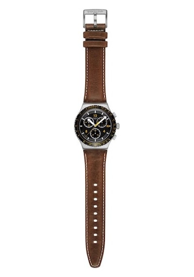 Swatch Yvs530 Erkek Kol Saati Metalik Gri