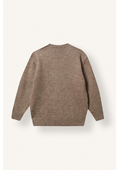 Defacto Oversize Bisiklet Yaka Triko Basic Kazak Erkek Çocuk I3438a826cwbg53 Bej-bg53