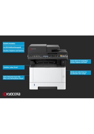 Kyocera Ecosys Ma3500x S/b Çok Fonk. Lazer Yazıcı