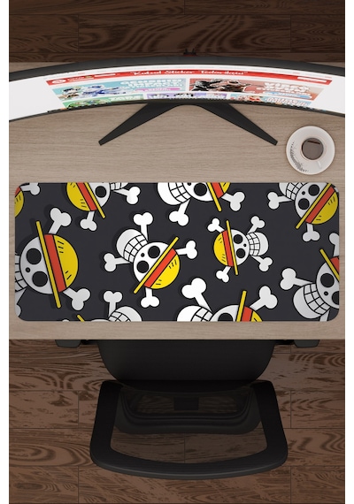 One Piece Kaymaz Dikişli Kauçuk Oyuncu Mousepad V5 - 70x30 Xl Gaming Mouse Pad Fare Altlığı