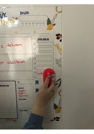 Günlük Planlayıcı Yazı Tahtası Akıllı Kağıt Tahta Planner Tutunab