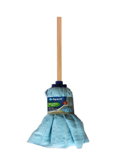 Spark Havlu Vileda Paspas Mop Large Ucu Ve Ahşap Sapı Takım