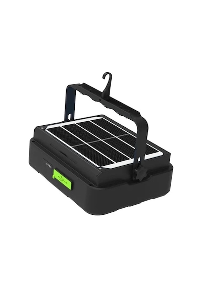 Wison Ws-5570 150 Watt Güneş Enerjili Solar Kamp Feneri Projektör kırmızı