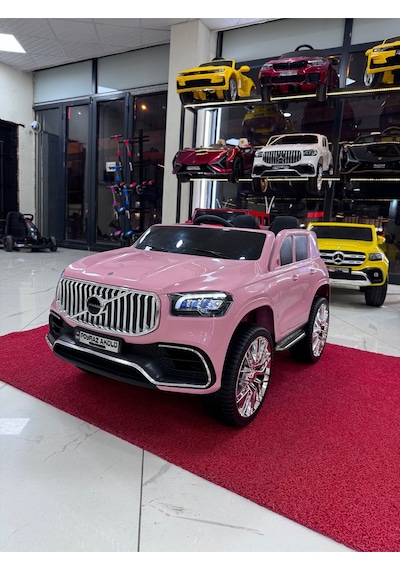 Poyraz Akülü Suv Akülü Araba 12v 0-8 Yaş Özel Plaka Pembe