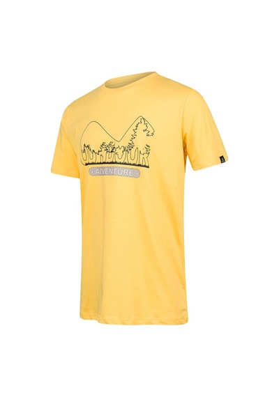 2as Alex Baskılı Erkek Sıfır Yaka T-shirt 016 Sarı
