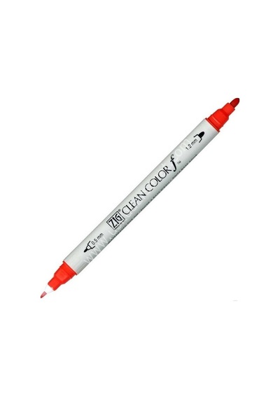 Zig  Clean Color F Çift Uçlu Kalem 020 Red