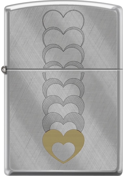Zippo Heart Pattern Design Çakmak