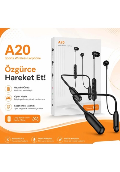 Nexer Plus A20 Bluetooth 5.4 Boyun Askılı Kulak İçi Kulaklık