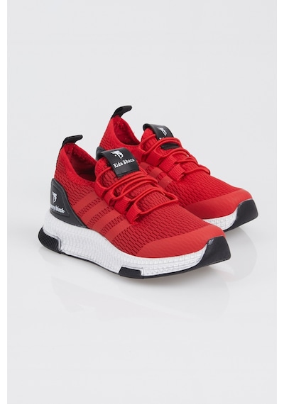 Tonny Black Tbqnt Unisex Çocuk Spor Ayakkabı Kırmızı