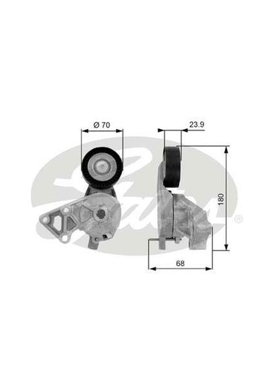 GATES T38307 ALTERNATÖR V KAYIS GERGI RULMANI KÜTÜKLÜ A3 1.9 TDI