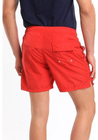 Superfly Swimshort Erkek Kırmızı Şort 21678-17 Siyah