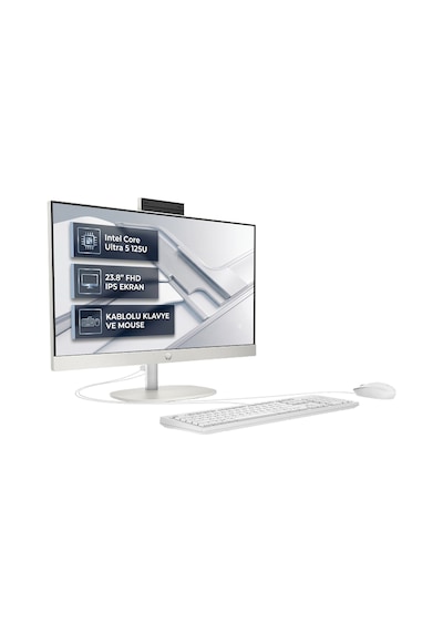 HP Proone 240 G10 D1ZF0ET-005  Ultra 5 125U 48 GB 1 TB SSD 23.8" Dos AIO Masaüstü Bilgisayar