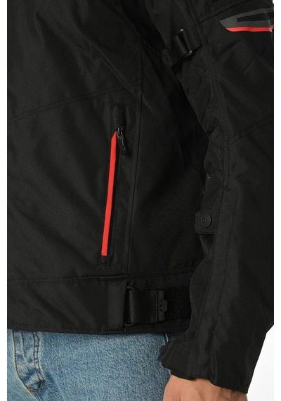 Ls2 Shadow Man Jacket Siyah Kırmızı Mont Renkli