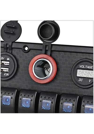 10A ÇAKMAK VE ŞASE SOKET 12V IC-246B-6