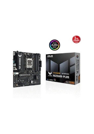 Asus Tuf Gamıng A620am-plus A620 Ddr5 Vga Yok Glan 2.5g Matx Hd Dp Rgb Am5 Amd Anakart-225632