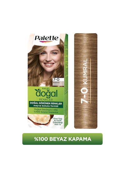 Palette Kalıcı Doğal Renkler Saç Boyası 7 - 0 Kumral (542080772)