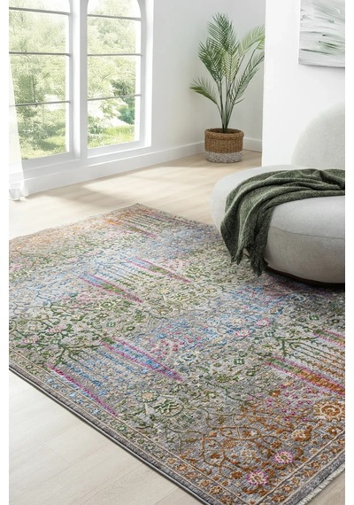 Seyran Halı Monde 801 Multi Polyester Makine Halısı