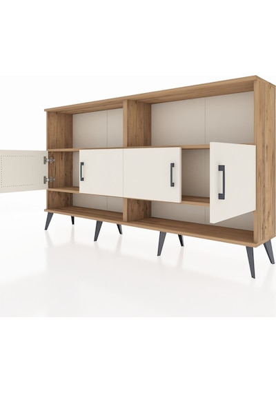 Arges Konsol 4 Raflı 4 Kapaklı 176x30x99 Çam-aytaşı/antrasit Çam-aytaşı/antrasit Arges Konsol 4 Raflı 4 Kapaklı 176x30x99 Çam-aytaşı/antrasit Çam-aytaşı/antrasit