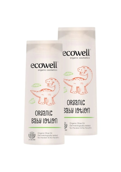 Ecowell Organik Bebe Losyonu 300 Ml X 2 Adet