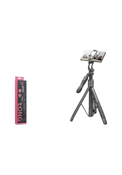 Nodar Nd1049 Telefon Tripodu Ve Selfie Çubuğu Bluetooth Kumandalı 153 Cm Siyah