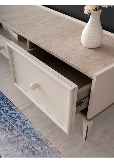 Petra Çekmeceli Tv Sehpası 180x48x45 Bej
