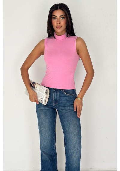 Noa & Noa Kadın Kolsuz Boğazlı Basic Body Sleek Core Pembe Noa & Noa Kadın Kolsuz Boğazlı Basic Body Sleek Core Pembe