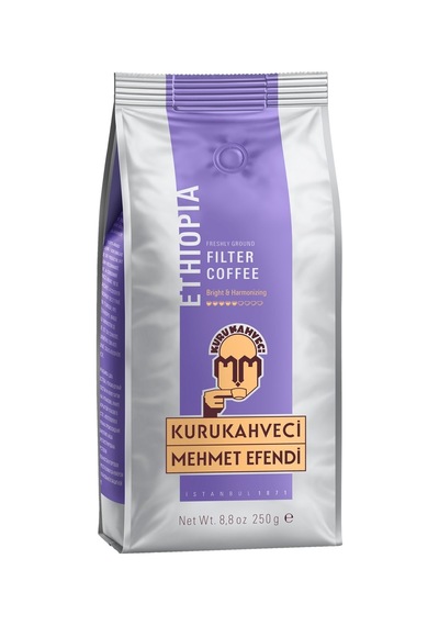Kurukahveci Mehmet Efendi Filtre Kahve 250 G Ethiopia %100 Arabica - 6 Adet Tarı
