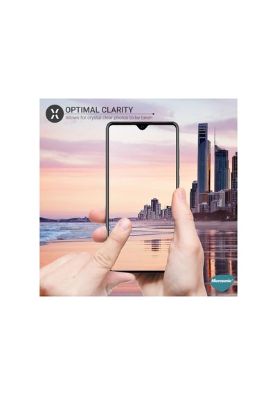 Oppo A16 Kamera Lens Koruma Camı V2 Siyah