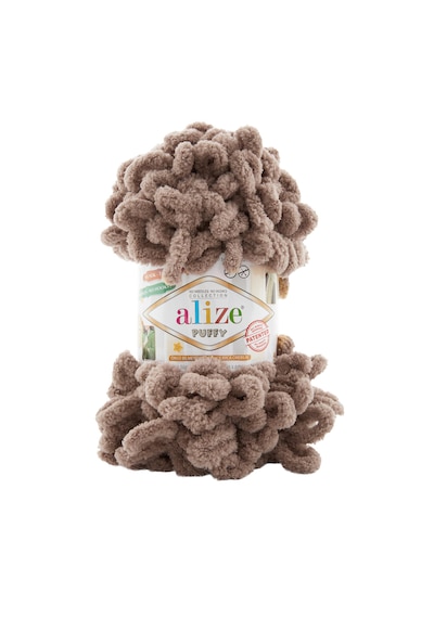 Alize 5 Adet Puffy El Örgü Ipliği 5'li Paket - 100 Gr. 9 Mt. Parmak Örgü Ipi - Şevval Tuhafiye 329
