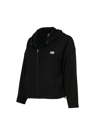 New Balance Kadın Fermuarlı Sweatshirt 26k Wnj3622 Siyah