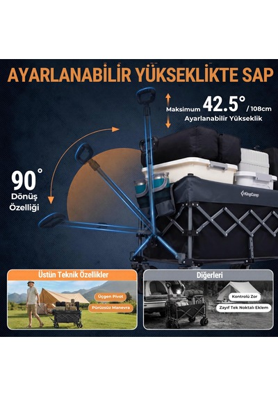 Kingcamp Trailmate L7 Xl 300l Premium Vagon Taşıma Aracı