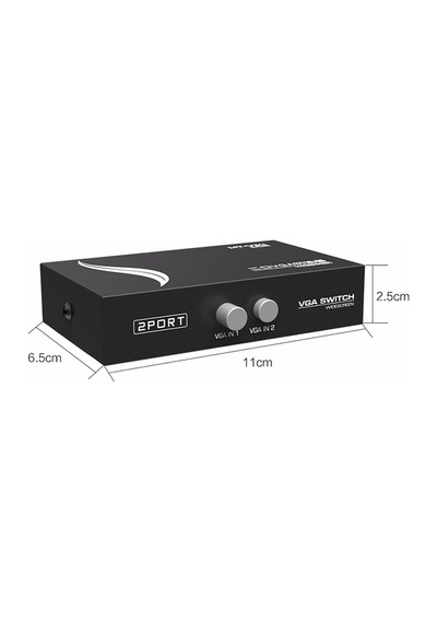 Vga 2 Port Anahtarlı Switch 2 Kasa 1 Mönitör