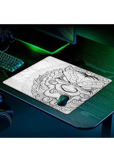 Porge Lingyun Series Esport Mouse Pad 48x40, 50x50 Mouse Pad Speed Premium Smooth , Lingyun White, 480x400x3 Mm