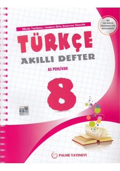 8 Sınıf Türkçe Akıllı Defter Palme Yay