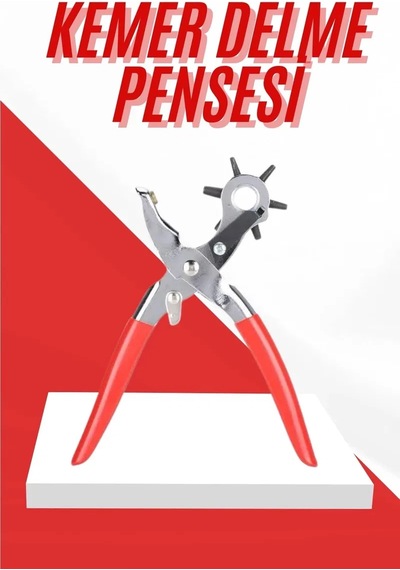 Kemer Delme Pensesi 6 Farklı Boyutta Kemer Delici Ev Deri Kemer .