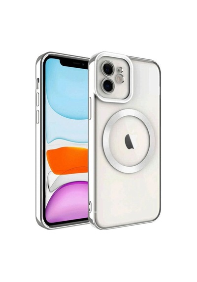 Apple Uyumlu iPhone 11 Kılıf Kross Magneticsafe Kapak - Titan Gri