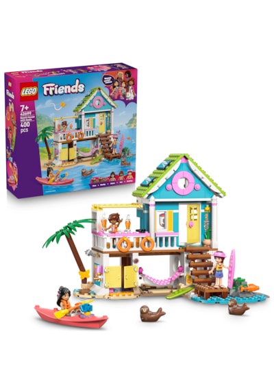 LEGO® Friends Fok Balıklı Yazlık Ev 42699 - 9 Yaş ve Üzeri Çocuklar için Minifigür İçeren Yaratıcı Oyuncak Yapım Seti (400 Parça)