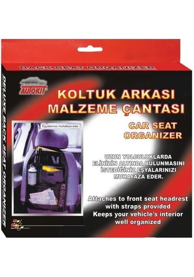 Autokit Koltuk Arkası Malzeme Çantası