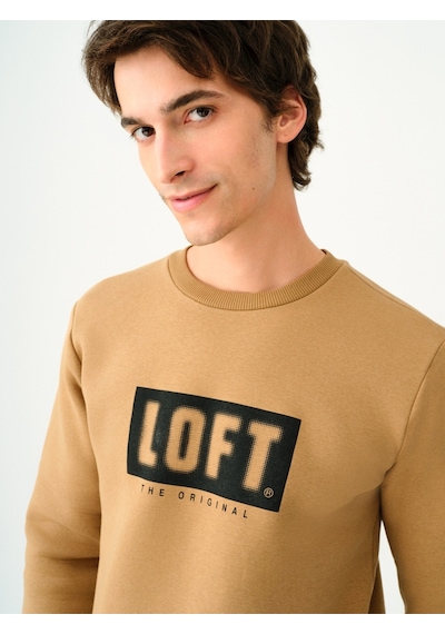 LOFT Regular Fit Erkek Sweatshirt Lf2038243 Q1.v1 Camel