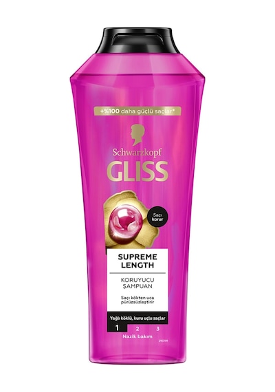 Gliss Supreme Length Şampuan 400 Ml 3 Adet