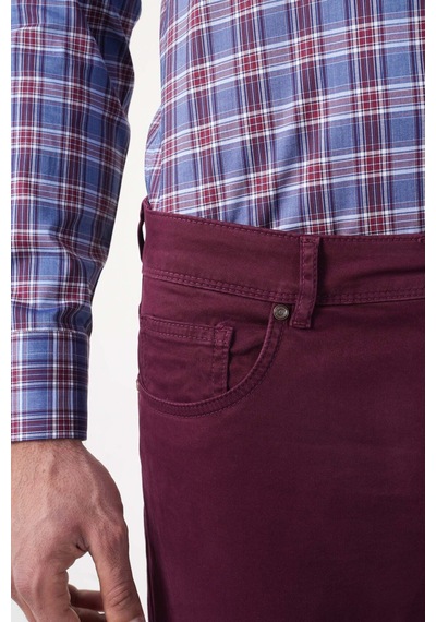 Bisse Erkek 5 Cepli Spor Pantolon Bordo Pns25k25209 D25 Bordo