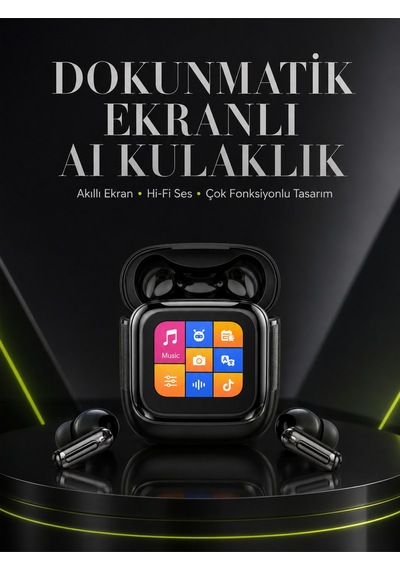 Yeni Nesil Aı Bluetooth Kulaklık Akıllı Dokunmatik Ekranlı - Diğer